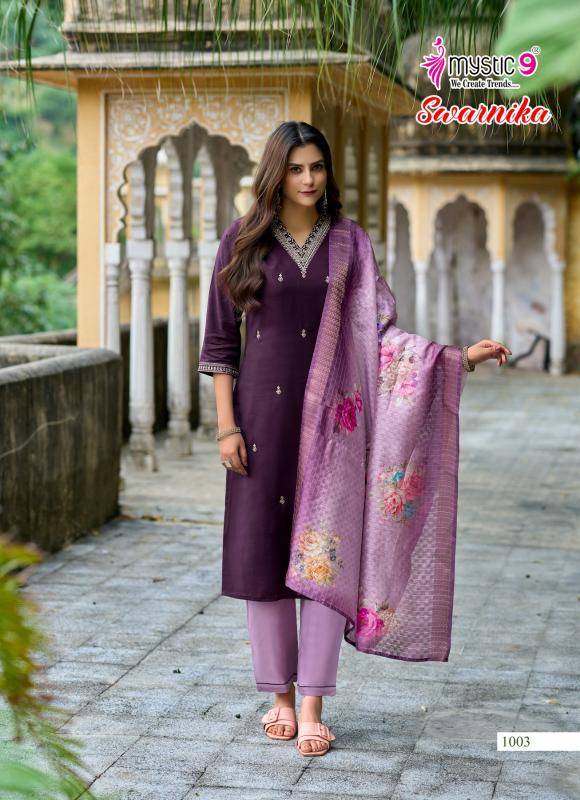 Mystic9 swarnika vol 1 Wholesale Kurti market